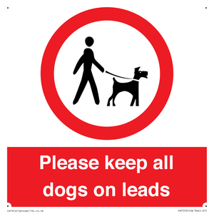 Please keep all dogs on leads